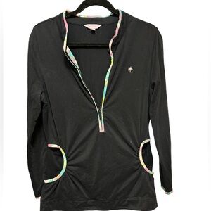 LILLY PULITZER women’s‎ size large Athletic 1/2 zip jacket